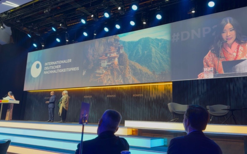 A Model of Partnership: Bhutan Receives the Special International German Sustainability Award 2025