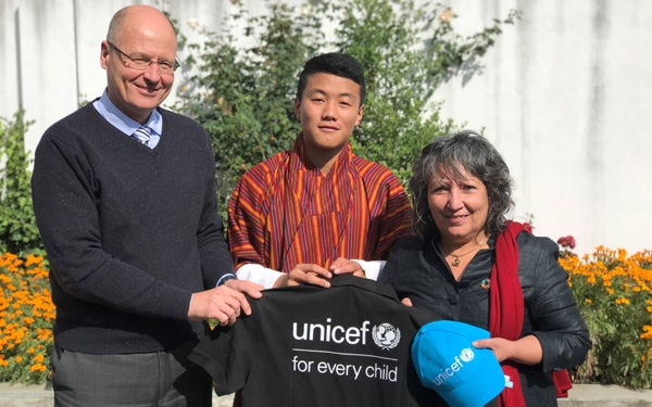 Bhutanese Singer Sonam Wangchen Named UNICEF's National Youth Ambassador