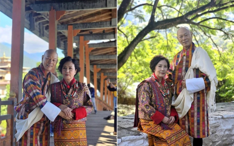 Hong Kong’s Golden Couple Finally Take Their Wedding Photos In Bhutan’s Timeless Beauty