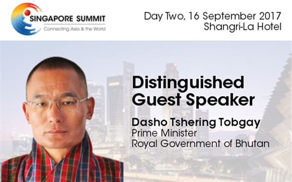Emphasis on Gross National Happiness at the Singapore Summit 2017