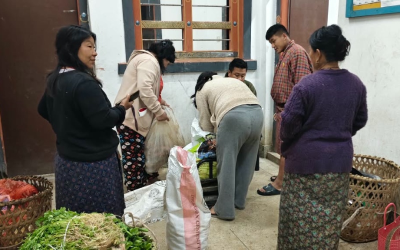 Gongthung School Builds Local Food Supply Chain With Village Farmers