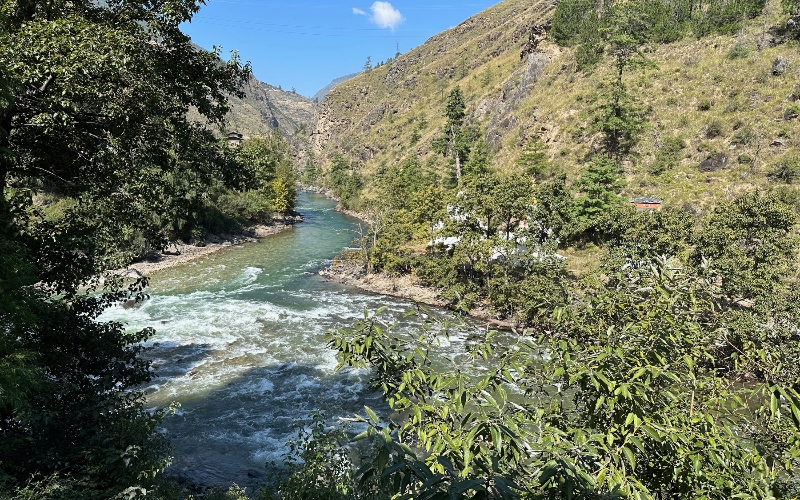 Glacial Lake Outburst in Bhutan's Gasa District Damages Laya Road