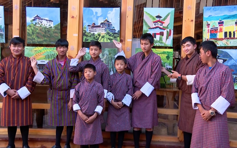 Breaking Barriers: Draktsho Students Showcase Their Art in Thimphu