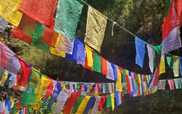 Prayer Flags Outnumbers Stray Dogs in Bhutan