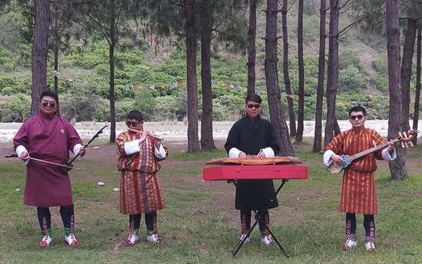 The inspiring visually impaired boy band in Bhutan