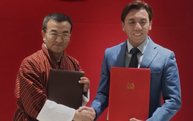 Bhutan and Singapore Sign Double Taxation Agreement to Support Investment and Economic Cooperation
