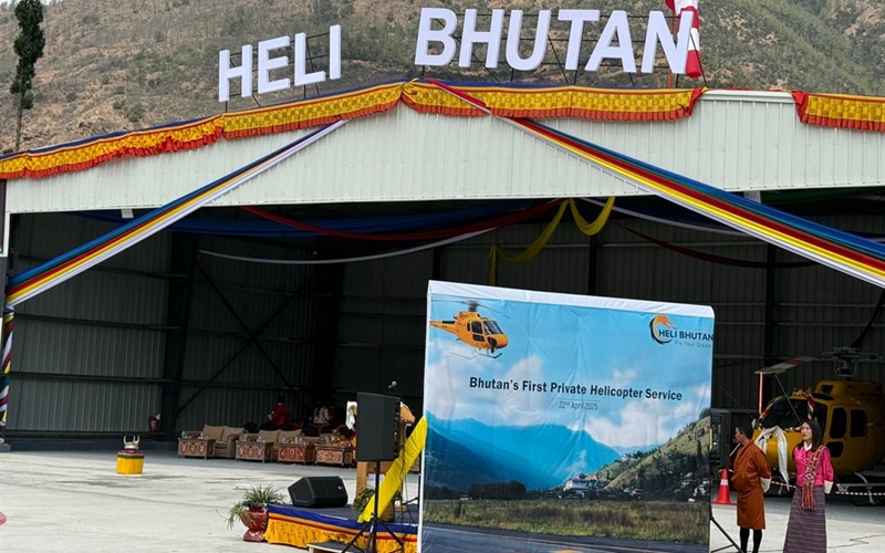 Heli Bhutan Takes Flight: Private Helicopter Service Boosts Connectivity in Remote Bhutan