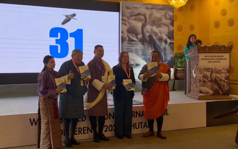 Bhutan Now Home to the Highest Number of White-bellied Herons in the World