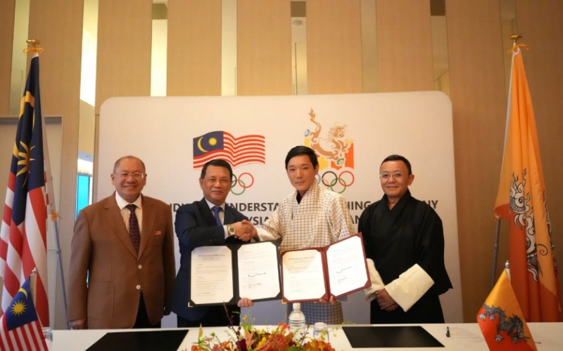 Bhutan and Malaysia Sign First Olympic Cooperation MoU at Asian Games