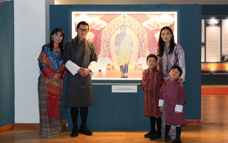 Royal Family Visited Exhibition Honouring Fourth King's Legacy