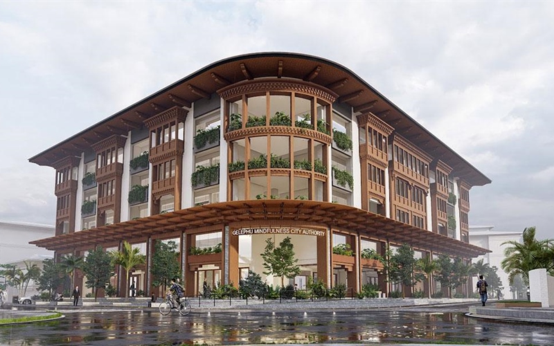 Bhutan Post Building to Be Transformed into Mixed-Use Urban Hub in Gelephu