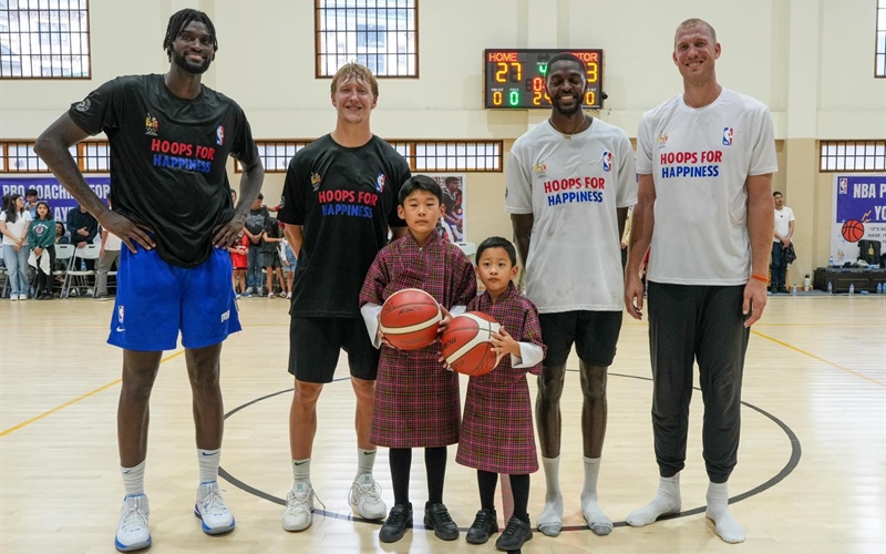 NBA Stars Visit Bhutan: A Historic Slam Dunk for Local Basketball