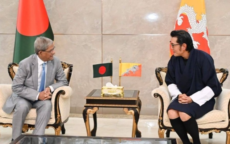 Bhutan King meets Bangladesh President during brief Dhaka stopover